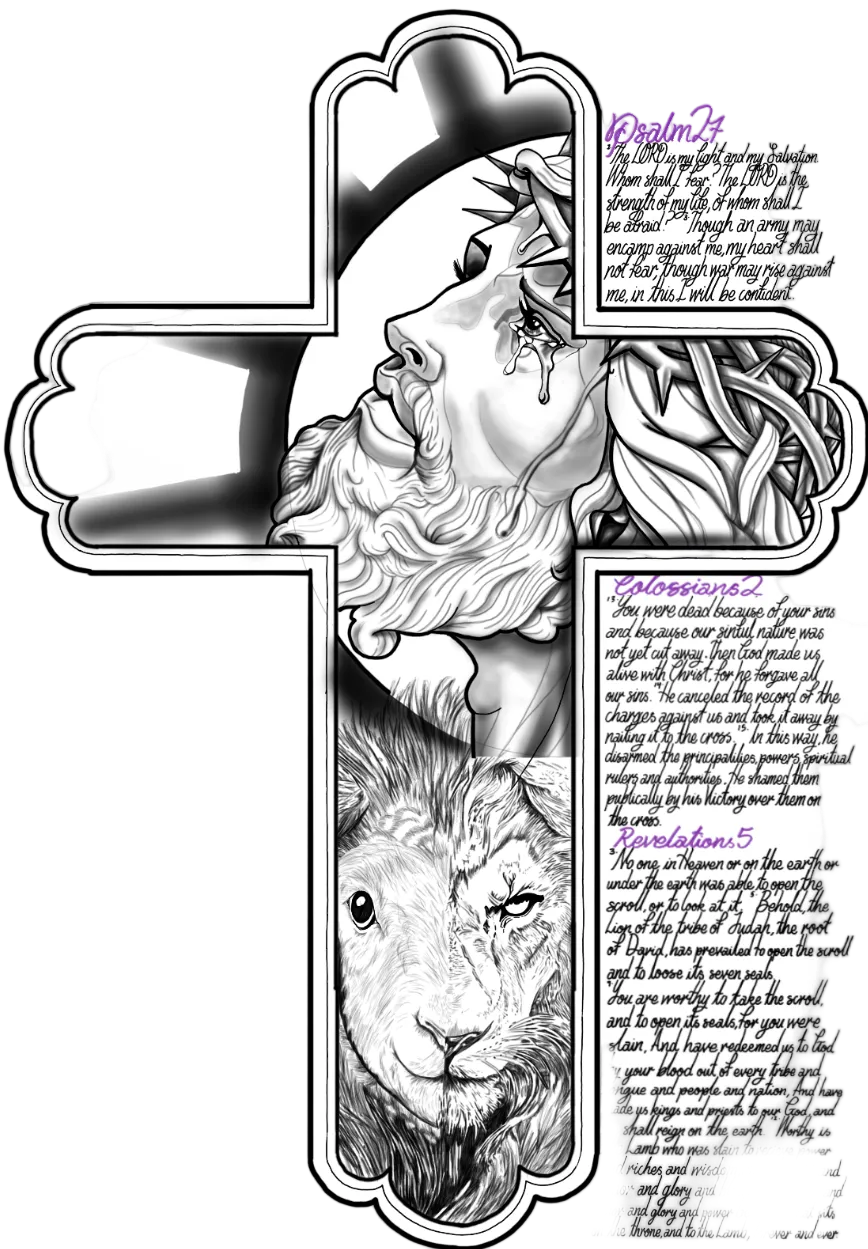 Kingdomart tee-lion and the lamb